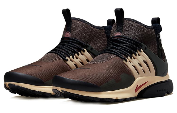 Кроссовки Nike Air Presto Mid Utility Dark Brown - изображение 3
