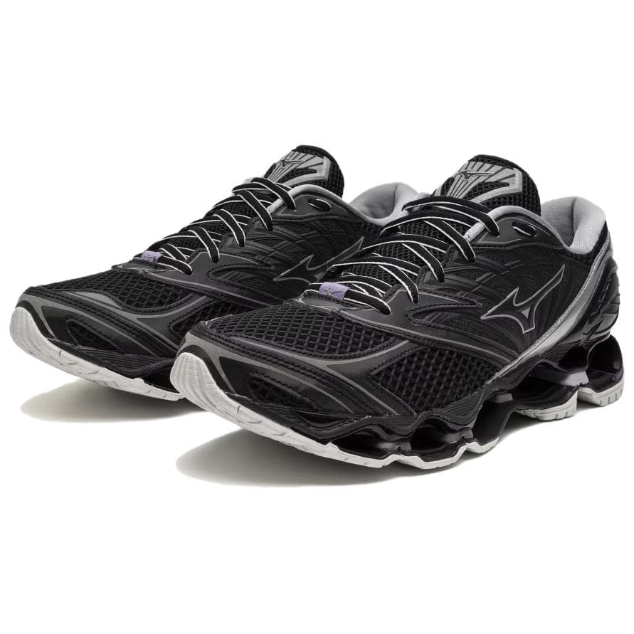Кроссовки Mizuno Wave Prophecy LS Текстиль Синтетическая кожа Низкий верх Повседневная обувь Унисекс Черный - изображение 3