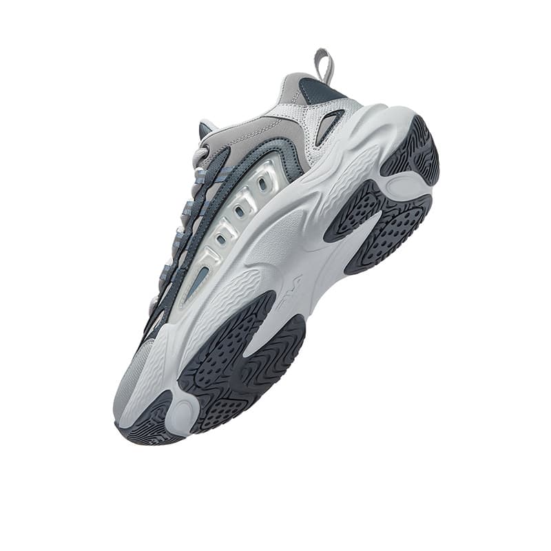 Кроссовки FILA FUSION SKY TRAIL DX Fishbone Head Устойчивый к истиранию Низкий Топ Повседневная Обувь Мужская Серый - изображение 4
