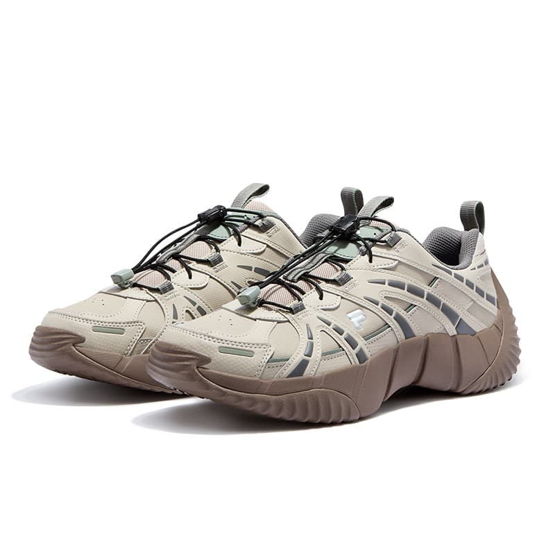 Кроссовки FILA FUSION BONE II Vertebra Shoes 2 Текстиль Синтетическая кожа Низкий верх Повседневная обувь Мужская Оливково-зеленый - изображение 3