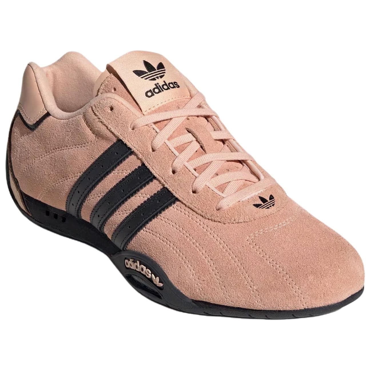 Кроссовки Adidas Originals ADIRACER Текстиль Синтетическая кожа Низкий верх Повседневная обувь Женская Розовый Черный - изображение 3