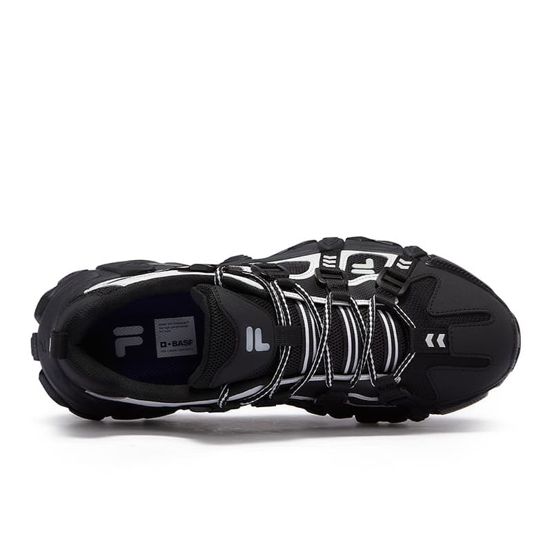 Кроссовки FILA FUSION exocet ii Дышащий Low Топ Повседневная обувь Мужской Черный Лотосовый серый - изображение 3