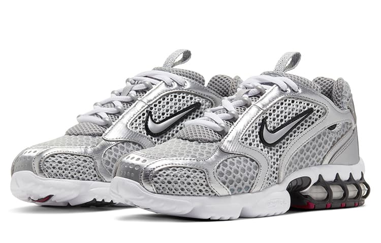 Кроссовки Nike Air Zoom Spiridon Cage 2 Silver White - изображение 3