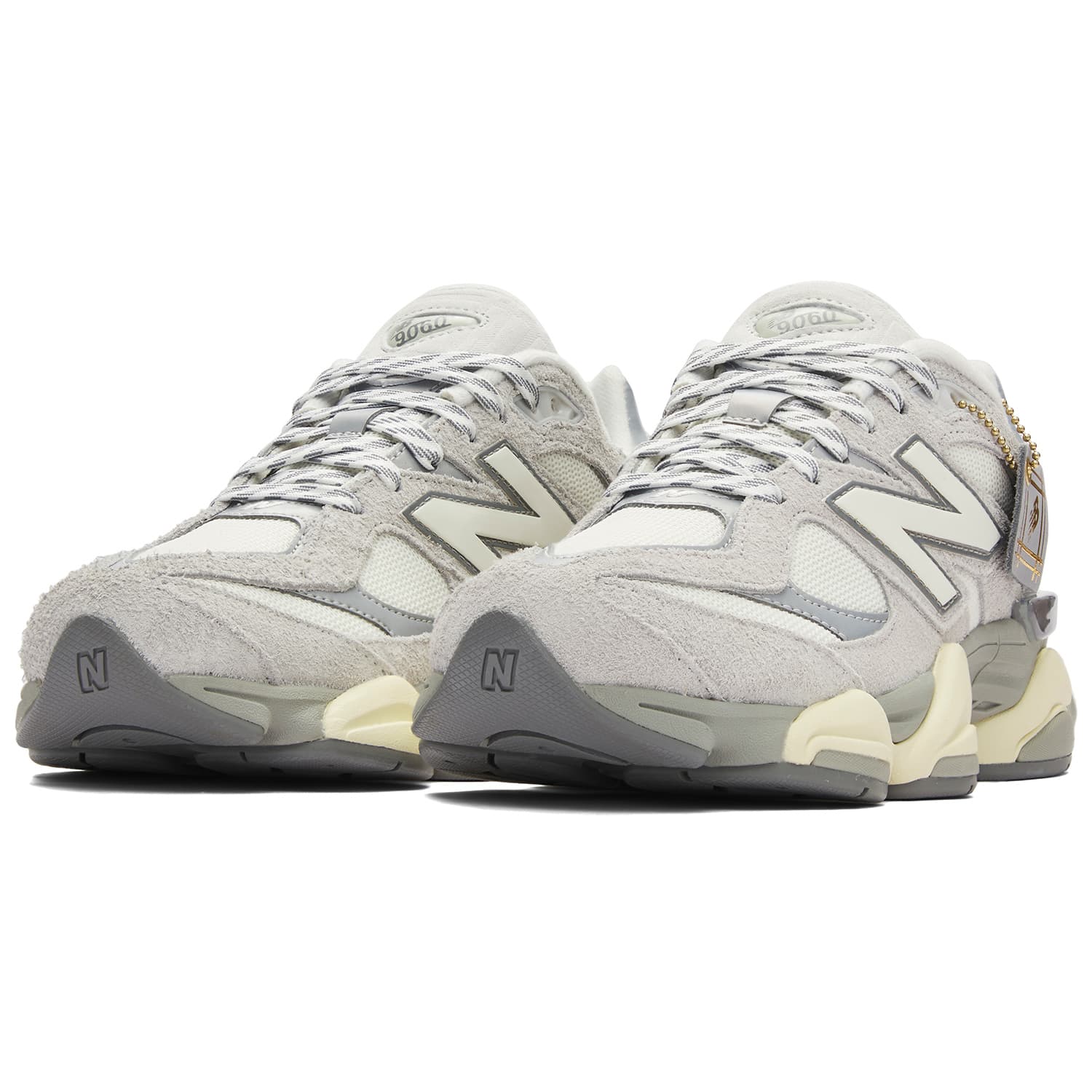 Кроссовки New Balance NB 9060 Устойчивая к истиранию Низкая Повседневная Обувь Унисекс Серый - изображение 3