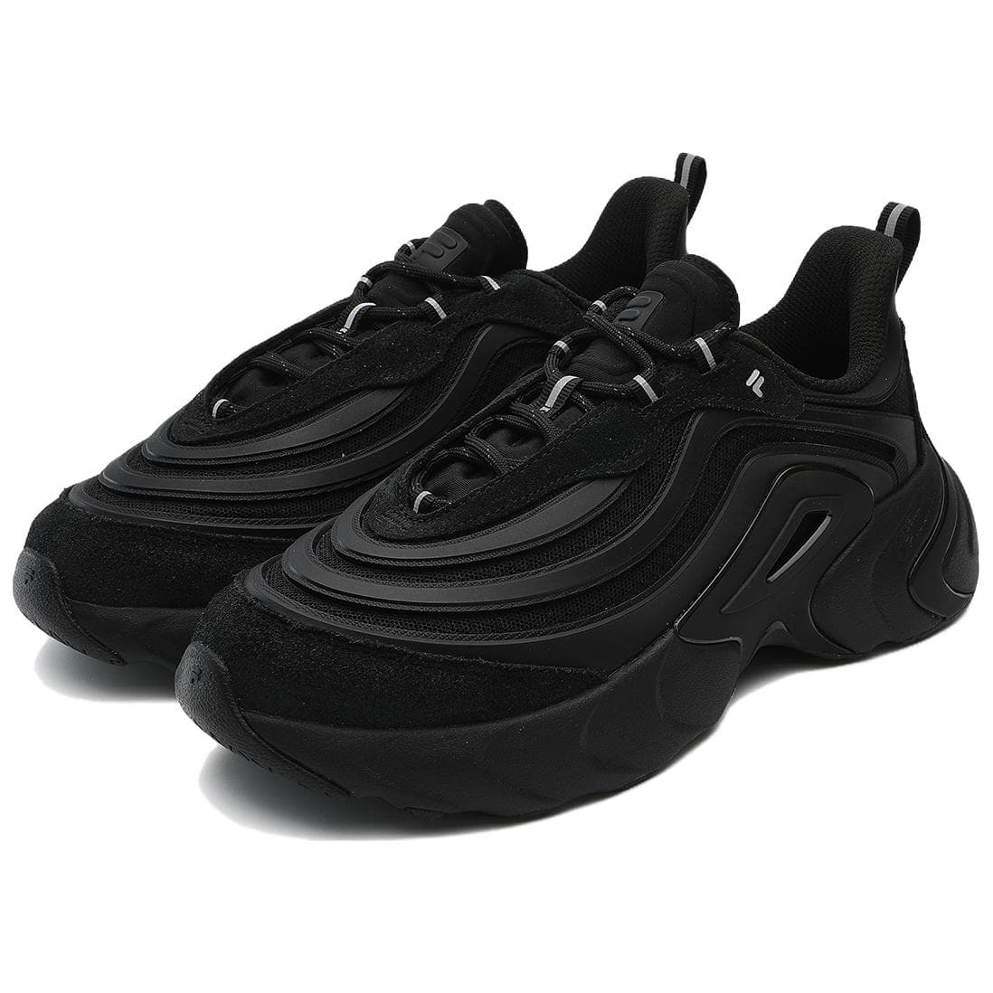 Кроссовки FILA FUSION Ray 4 Текстиль Спилок коровьей кожи Устойчивый к истиранию Низкий топ Повседневная обувь Женская - изображение 2