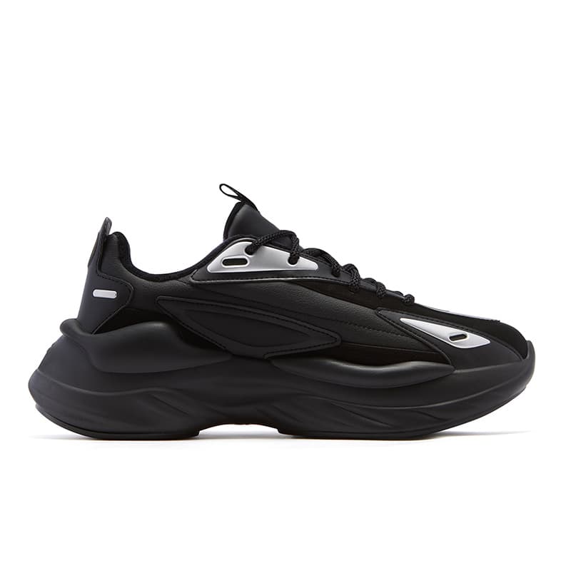 Кроссовки FILA FUSION BUZZARD Meteorite Shoes Синтетическая кожа текстильное покрытие повседневная обувь мужской черный - изображение 2