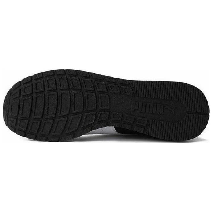 Кроссовки PUMA ST Runner V4 Устойчивая к истиранию Низкая Повседневная Обувь Унисекс Черно-Белая - изображение 5