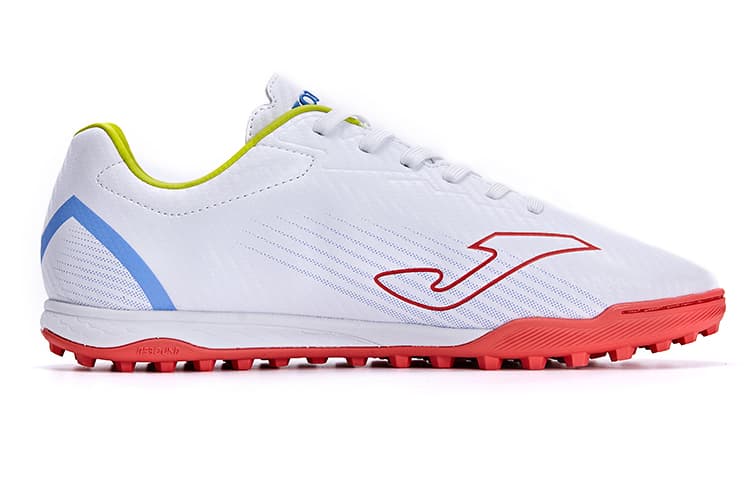 Кроссовки для футбола Joma tf Шипы Противоскользящие Износостойкие Противоскользящие Износостойкие Футбольные бутсы Мужские Белый Красный - изображение 2