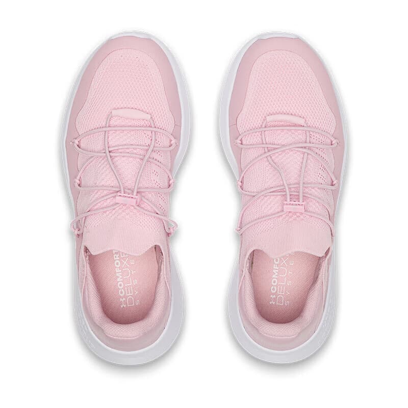 Кроссовки Under Armour Easy Step Устойчивая к истиранию Низкая Повседневная Обувь Женская Розовая - изображение 4