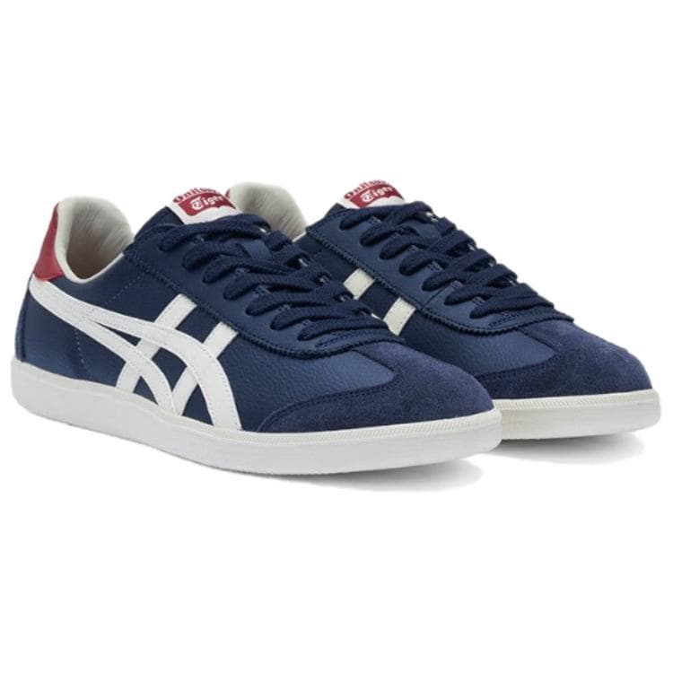 Кроссовки Onitsuka Tiger Tokuten Спилок коровья кожа устойчивая к истиранию низкий верх повседневная обувь унисекс синий - изображение 2