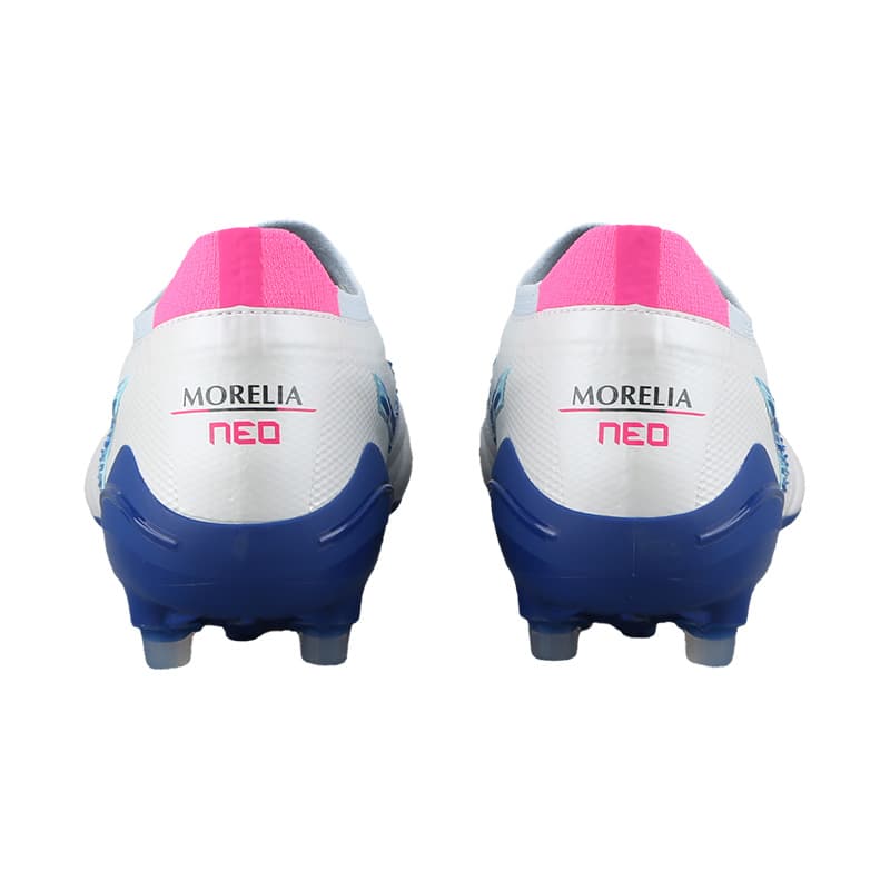 Кроссовки для футбола Mizuno Morelia Neo 4 Футбольные бутсы Унисекс Белый Синий Розовый - изображение 2