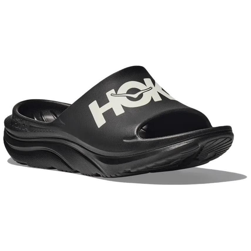 Сандалии HOKA ONE ONE Ora Athletic Шлепанцы Унисекс Черный Белый - изображение 2