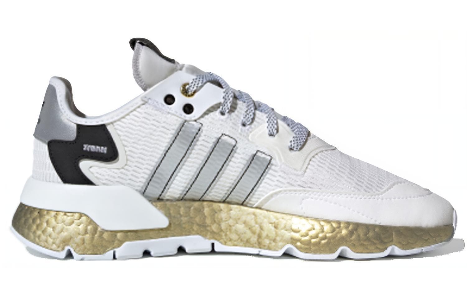Кроссовки adidas Nite Jogger White Black Gold - изображение 2