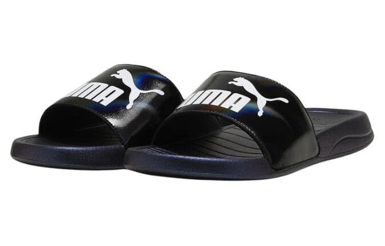 Сандалии PUMA Popcat 20 Шлепанцы Унисекс Черные - изображение 3