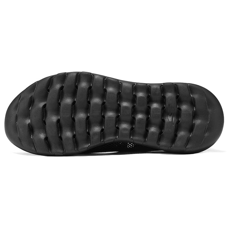 Кроссовки Skechers GO WALK Max Низкий Топ Повседневная Обувь Мужская Черная - изображение 6