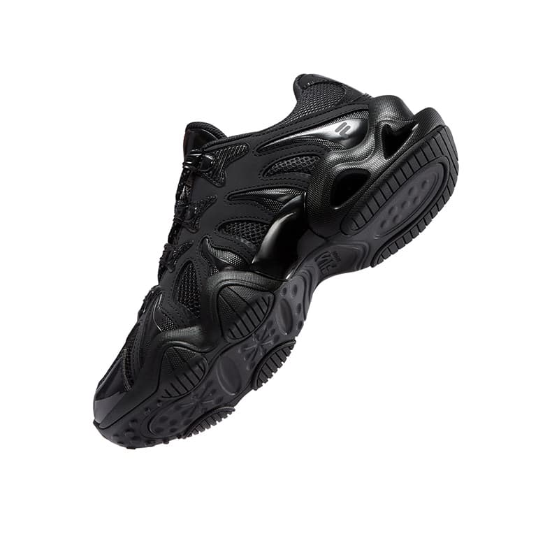 Кроссовки FILA FUSION Jagger 2050 Когтеточные туфли Низкий Топ Повседневная обувь Женская Скачущий конь Черный - изображение 5