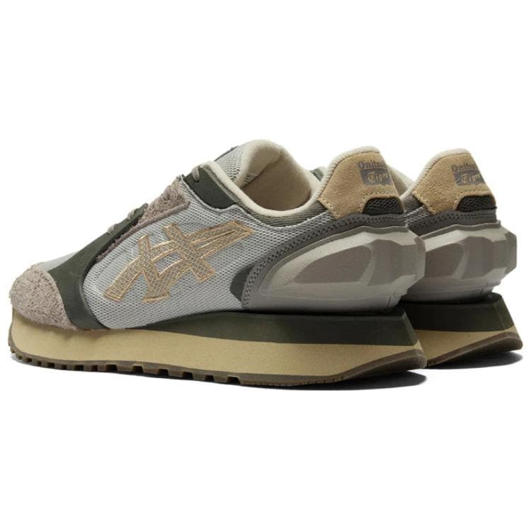 Кроссовки Onitsuka Tiger Moage Co Противоскользящая Устойчивая к истиранию Низкий Верх Повседневная Обувь Унисекс Зеленая - изображение 4