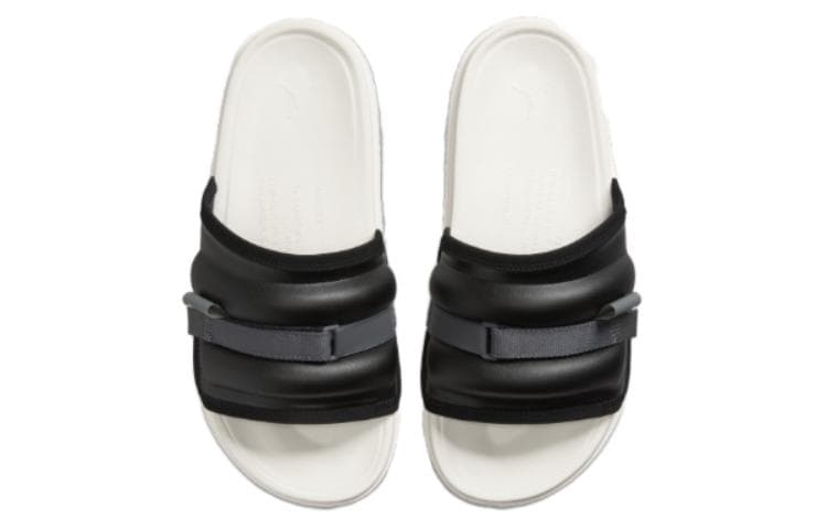 Сандалии Jordan Super Play Slide Удобные мягкие противоскользящие шлепанцы мужской черный белый - изображение 4