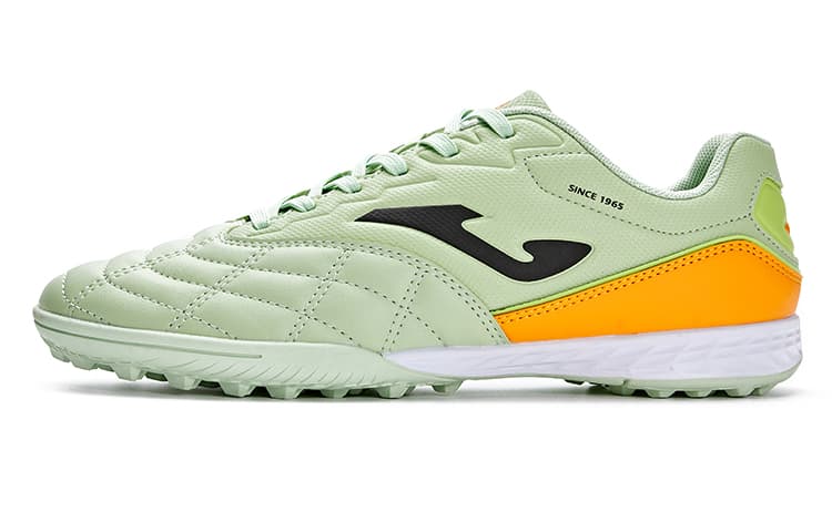 Кроссовки для футбола Joma Удобные Круглые Палцы tf Противоскользящие Устойчивые к Износу Футбольные Бутсы Мужские Светло-Зеленые - изображение 1