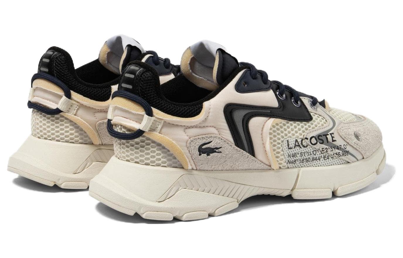 Кроссовки LACOSTE L003 Neo Ткань Удобный Низкий Топ Повседневная Обувь Мужская Серый - изображение 4