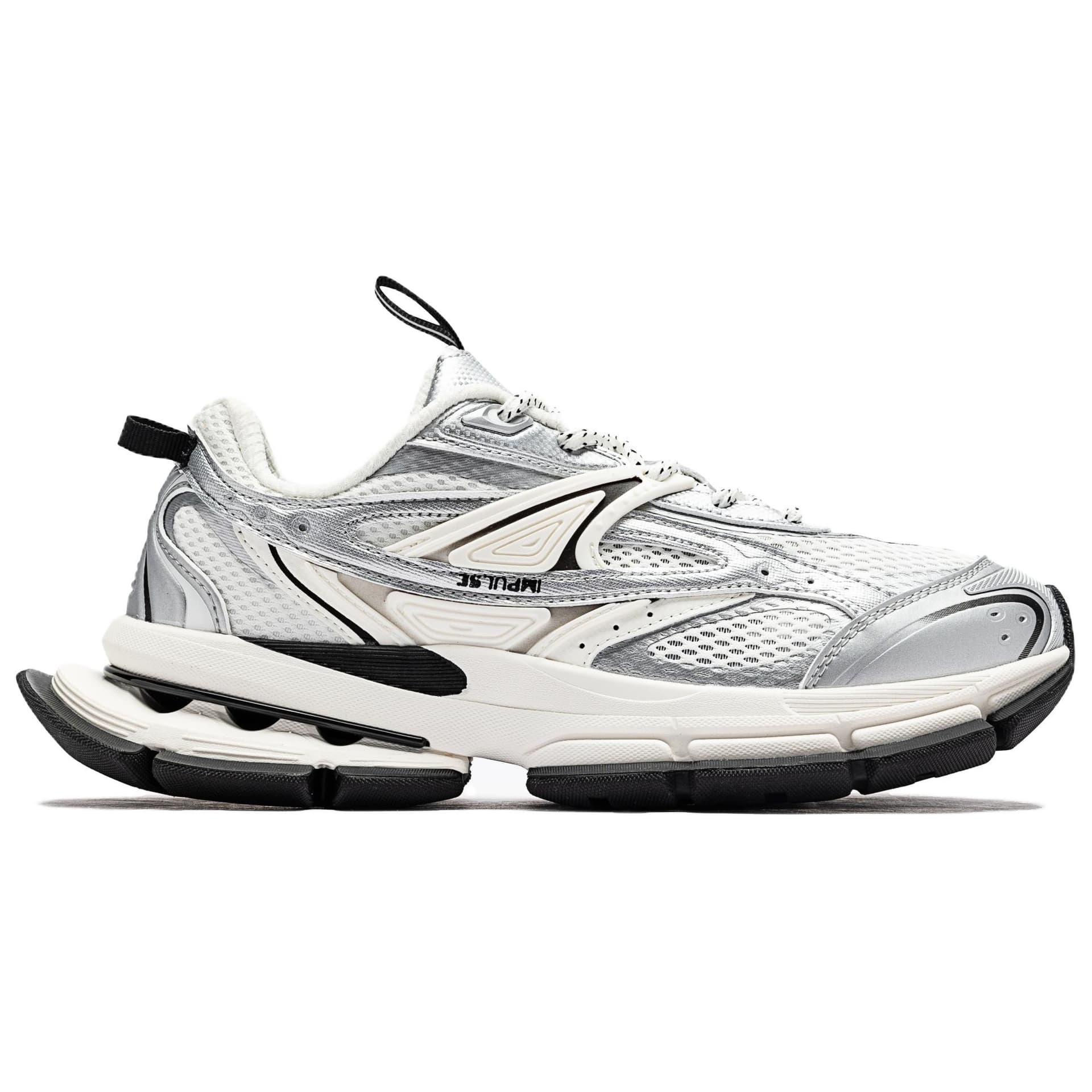 Кроссовки ANTA SNEAKERVERSE Дышащий Low Топ Повседневная обувь Мужской Белый серебристый - изображение 2