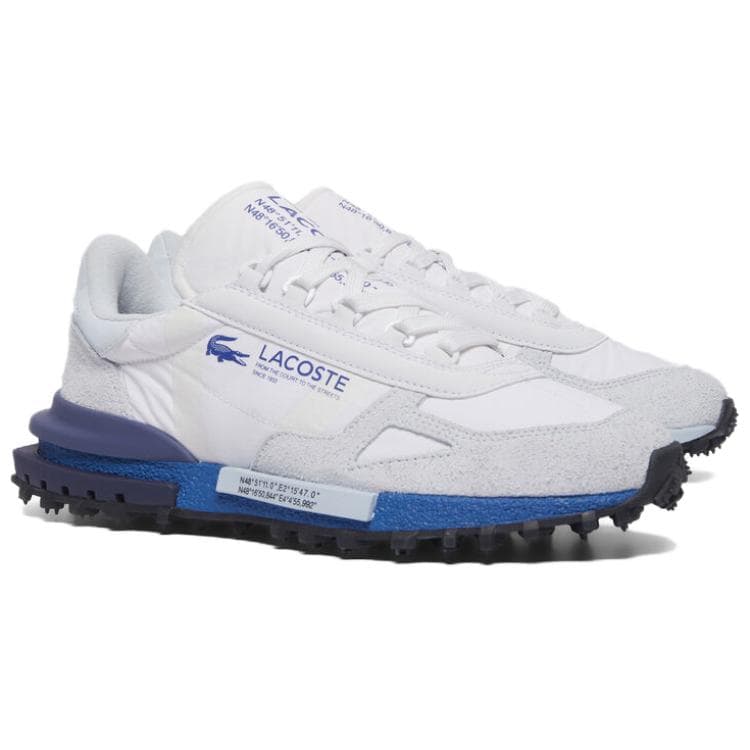 Кроссовки LACOSTE Elite Active Устойчивый к истиранию Низкий топ Повседневная обувь Мужская Белая - изображение 2