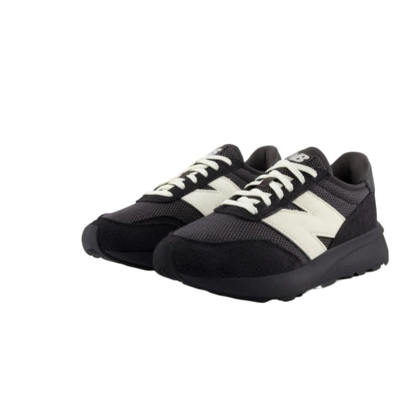 Кроссовки New Balance 370 Удобная Устойчивая к истиранию Низкая Повседневная Обувь Унисекс Черная Серый - изображение 3