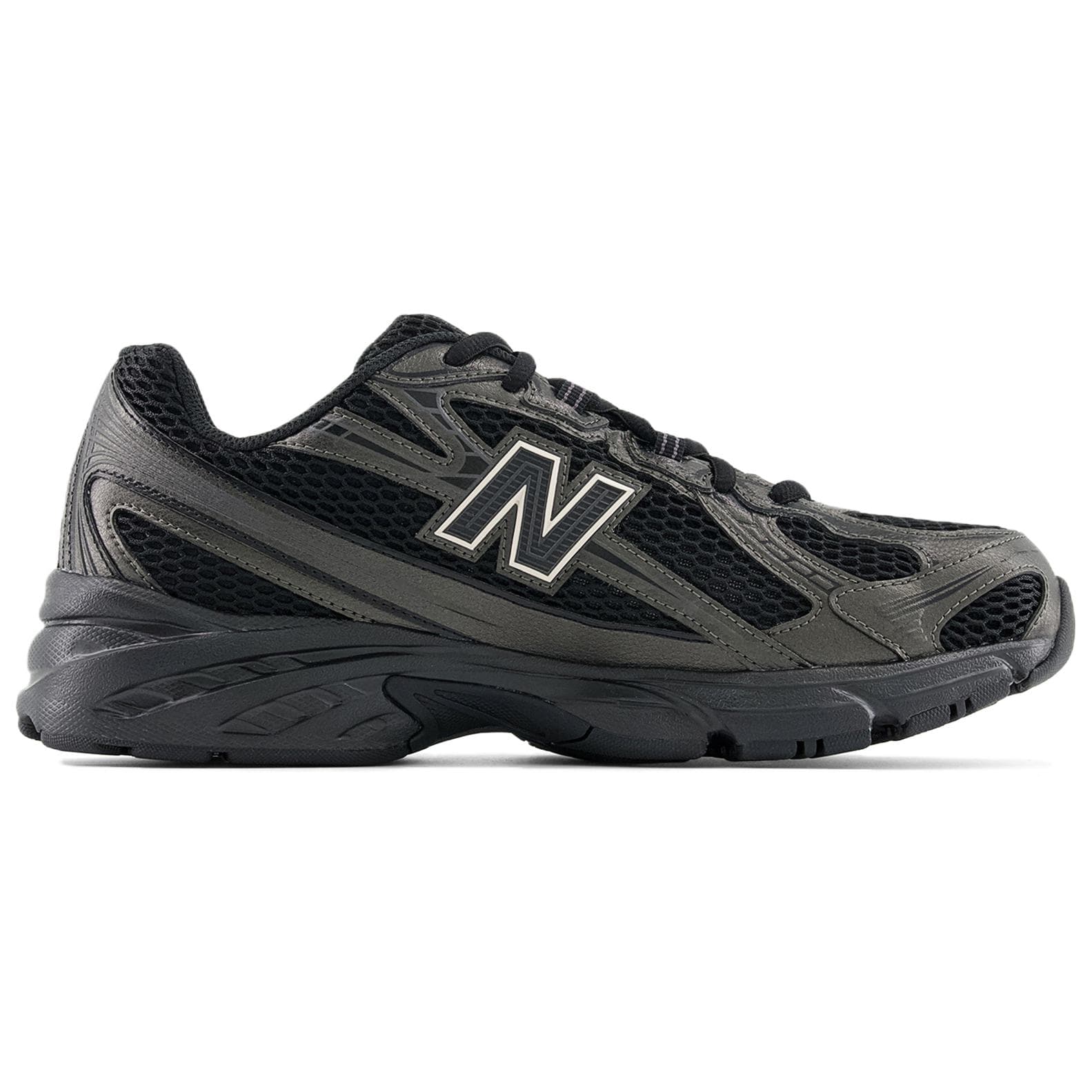 Кроссовки New Balance NB 740 Износостойкий Дышащий Увеличивающий Высоту Низкий Верх Повседневная Обувь Унисекс Черный - изображение 2