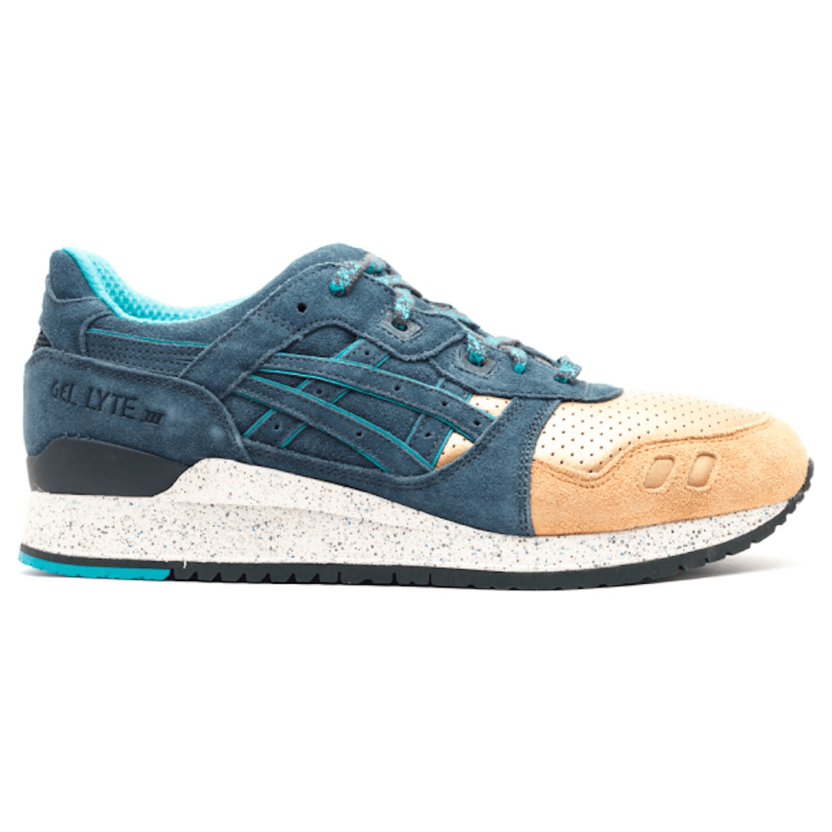 Кроссовки ASICS Износостойкий Низкий Топ Повседневная Обувь Унисекс Синий Белый Желтый - изображение 2
