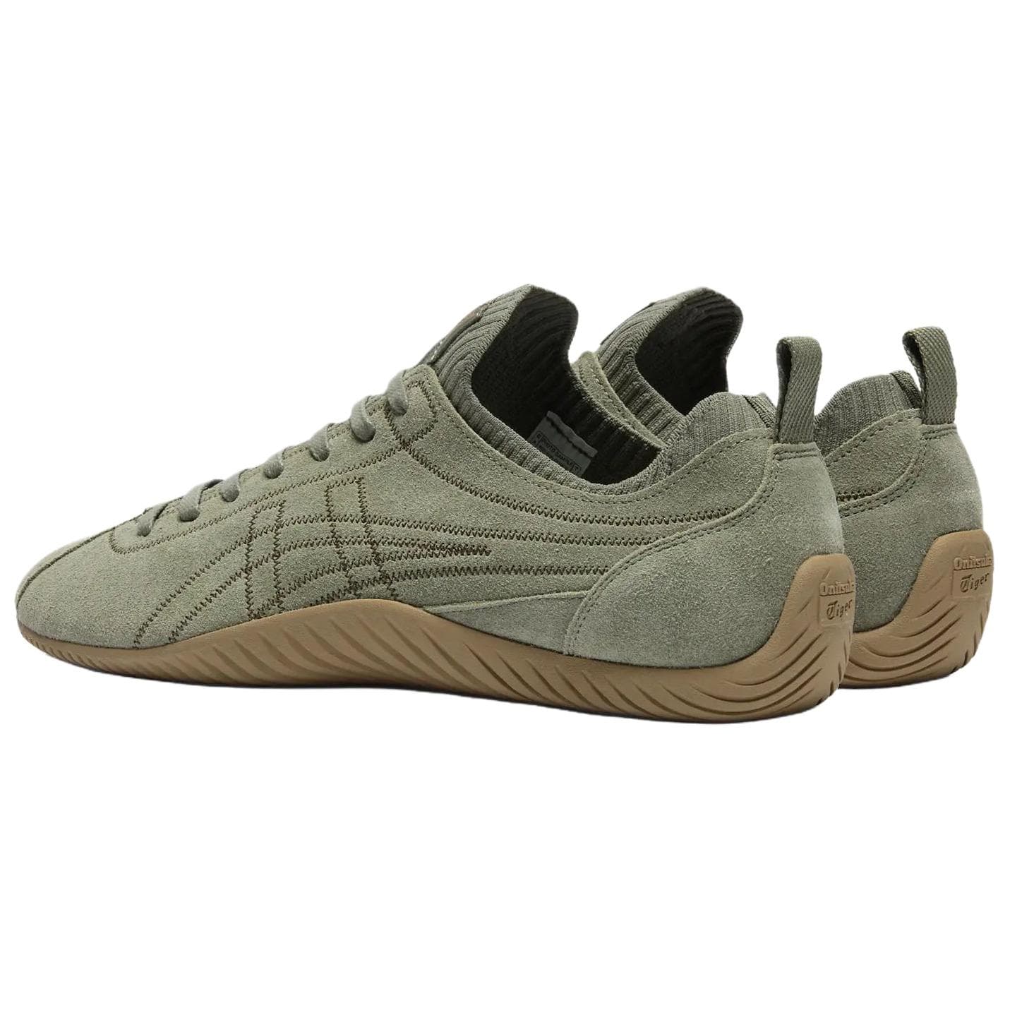Кроссовки Onitsuka Tiger Sclaw Повседневная обувь Унисекс Зеленый - изображение 5