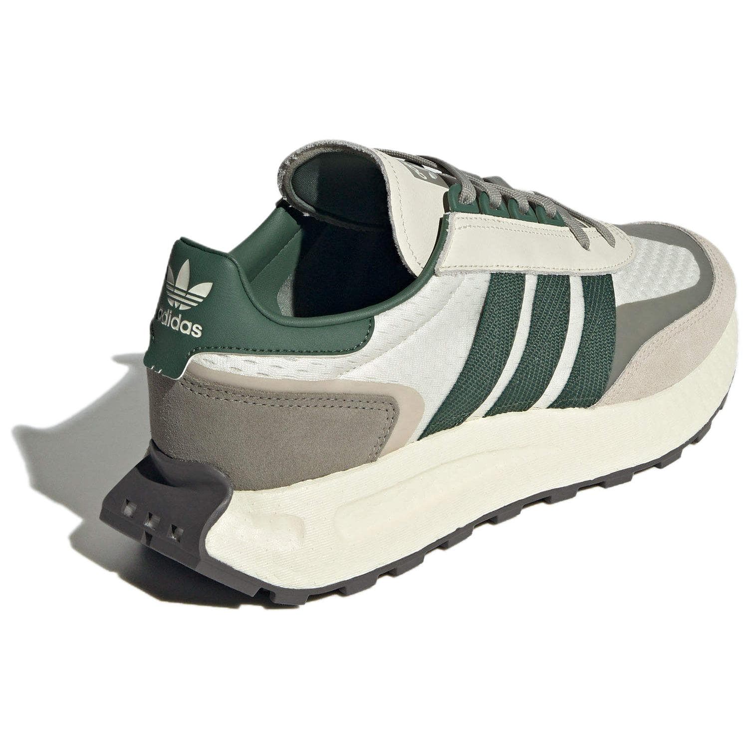 Кроссовки Adidas Originals Retropy E5 Ткань Низкий Верх Повседневная Обувь Унисекс Белый Коричневый Зеленый - изображение 4