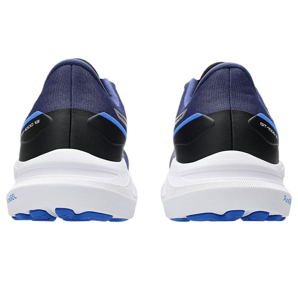 Кроссовки Asics GT 1000 13 Удобная Износостойкая Низкий Верх Повседневная Обувь Мужская Синяя Белая - изображение 7