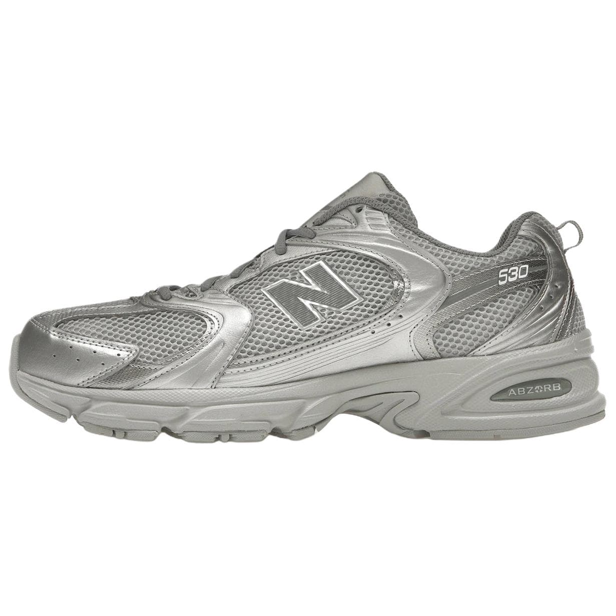 Кроссовки New Balance NB 530 Low Top Повседневная обувь Унисекс Серебристо-серый - изображение 1