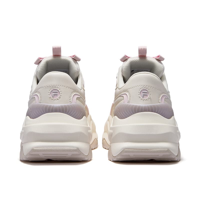 Кроссовки FILA FUSION BIANCO II Низкий Топ Повседневная Обувь Женская Кремово-Серый - изображение 4