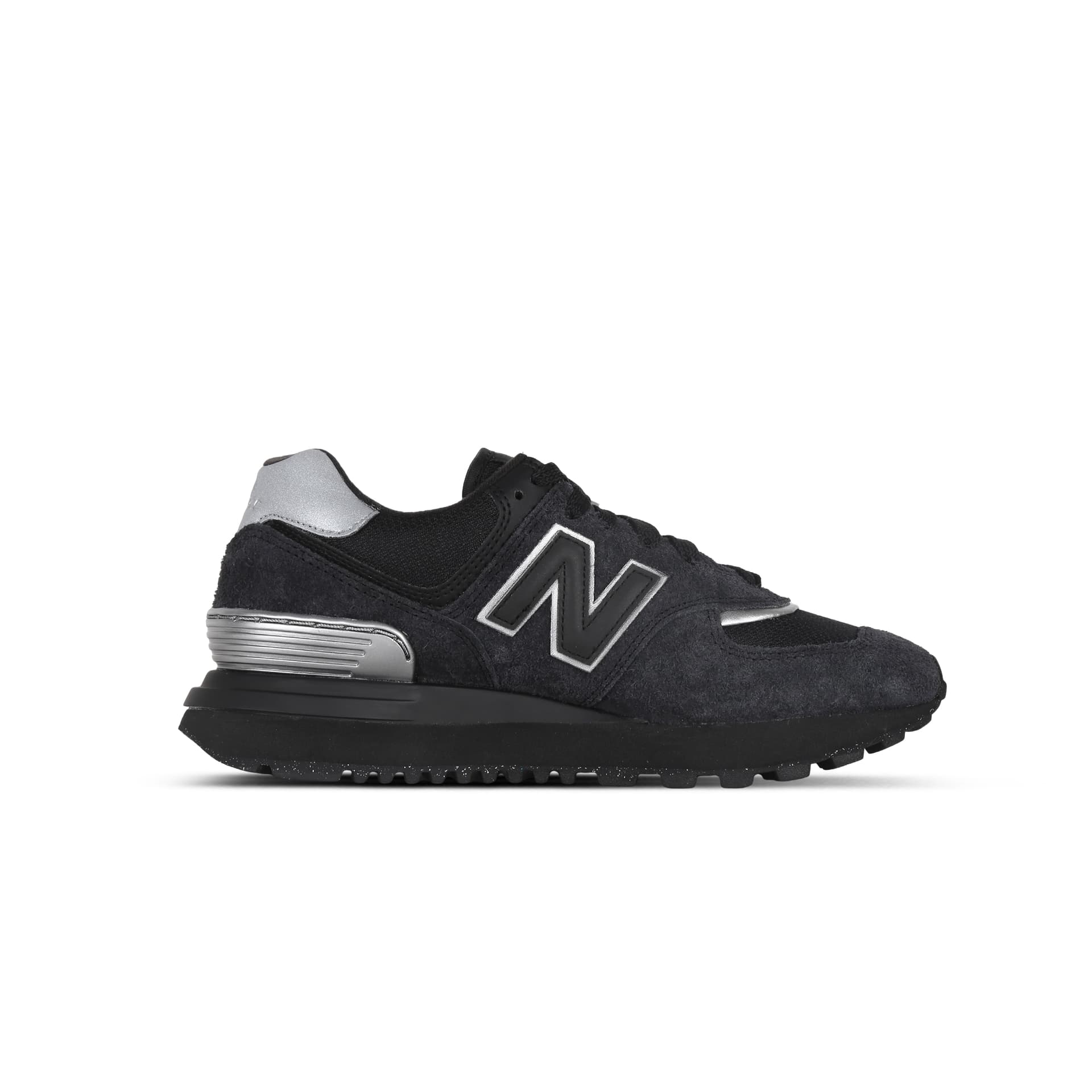 Кроссовки New Balance 574 Silver Black - изображение 2