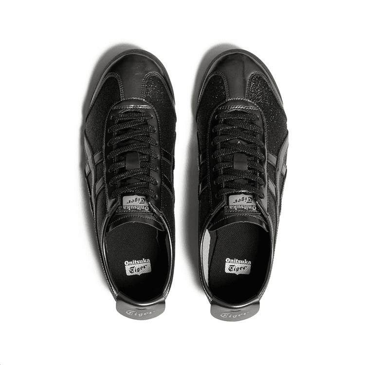 Кроссовки Onitsuka Tiger MEXICO 66 Low Топ Повседневная обувь Унисекс Черно-серый - изображение 4