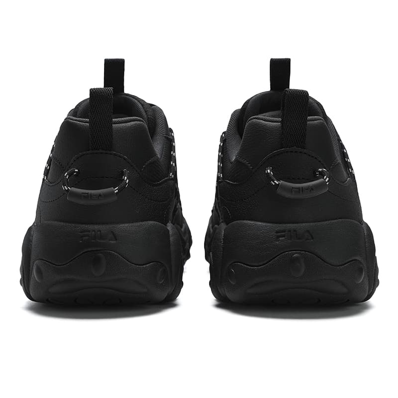 Кроссовки FILA FLUID 6 Высота Увеличивающая Низкая Повседневная Обувь Мужская Тень Черный Серый - изображение 4