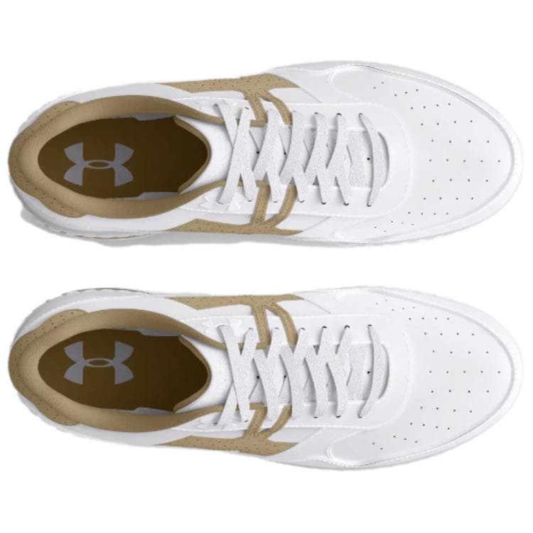Кроссовки Under Armour Низкий Топ Повседневная Обувь Мужская Белый Коричневый - изображение 4