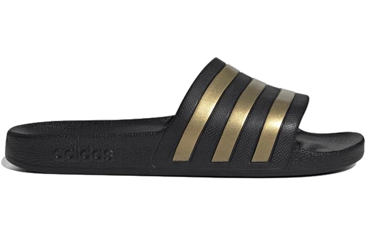 Сандалии adidas Adilette Aqua Black Gold - изображение 2