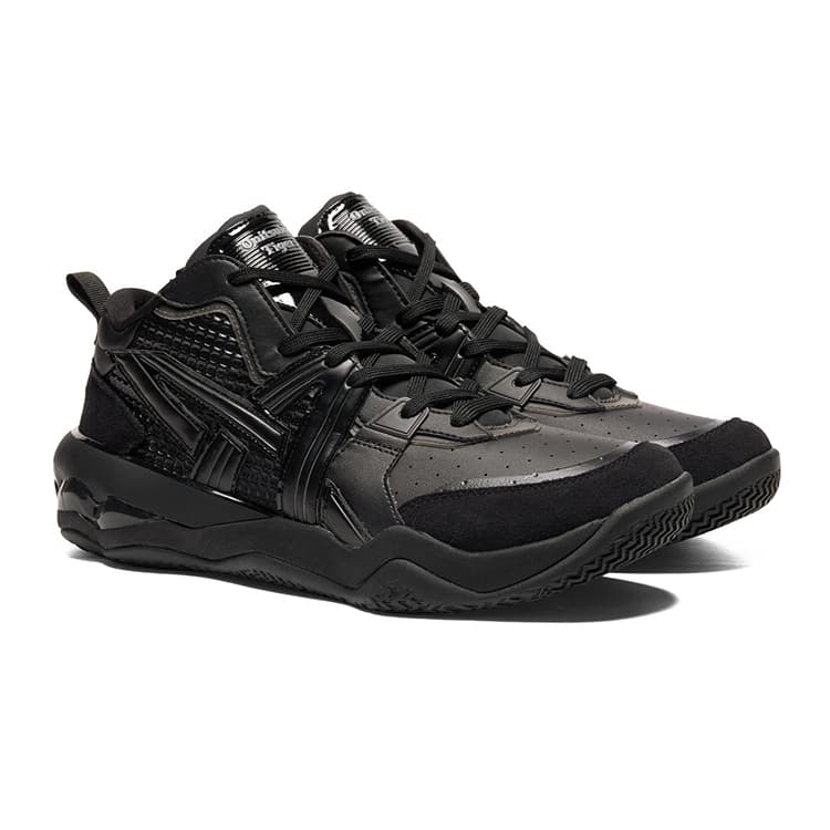 Кроссовки Onitsuka Tiger Tigcourt Мода Амортизация Устойчивость к истиранию MID Топ Повседневная обувь Унисекс Черный - изображение 3