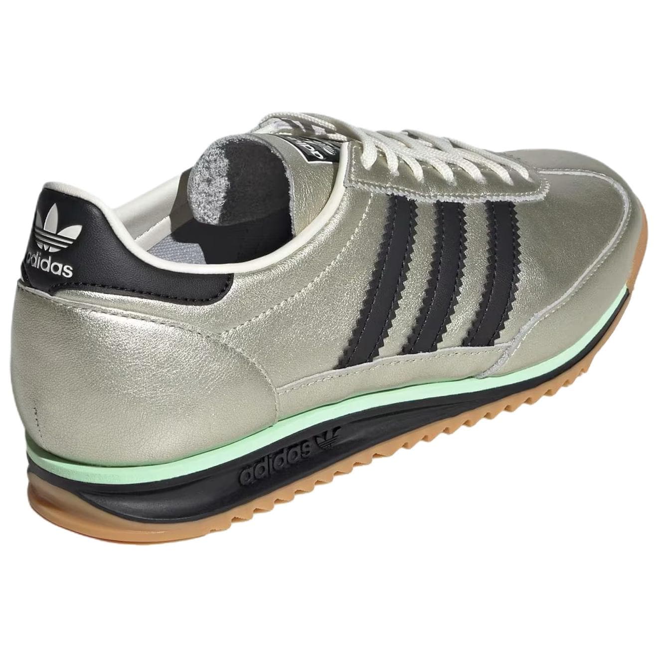 Кроссовки Adidas Originals SL 72 OG Повседневная обувь Женская Серебристый Черный - изображение 3