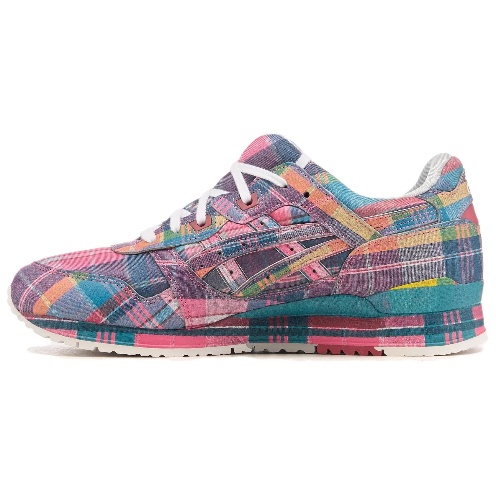 Кроссовки Asics x Comme des Garçons SHIRT Gel Lyte 3 Устойчивый к истиранию Низкий Топ Повседневная обувь Унисекс Зеленый Розовый - изображение 3
