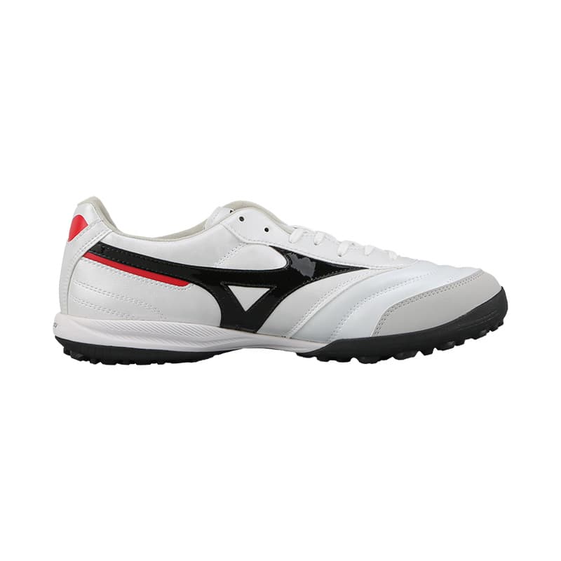Кроссовки для футбола Mizuno MORELIA SALA TF Шипы Противоскользящие Футбольные бутсы Унисекс Белый Черный Красный - изображение 2