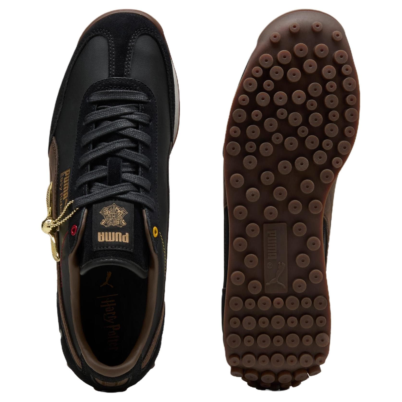 Кроссовки PUMA X Harry Potter Easy Rider Устойчивая к истиранию Низкая повседневная обувь Унисекс Черная - изображение 4