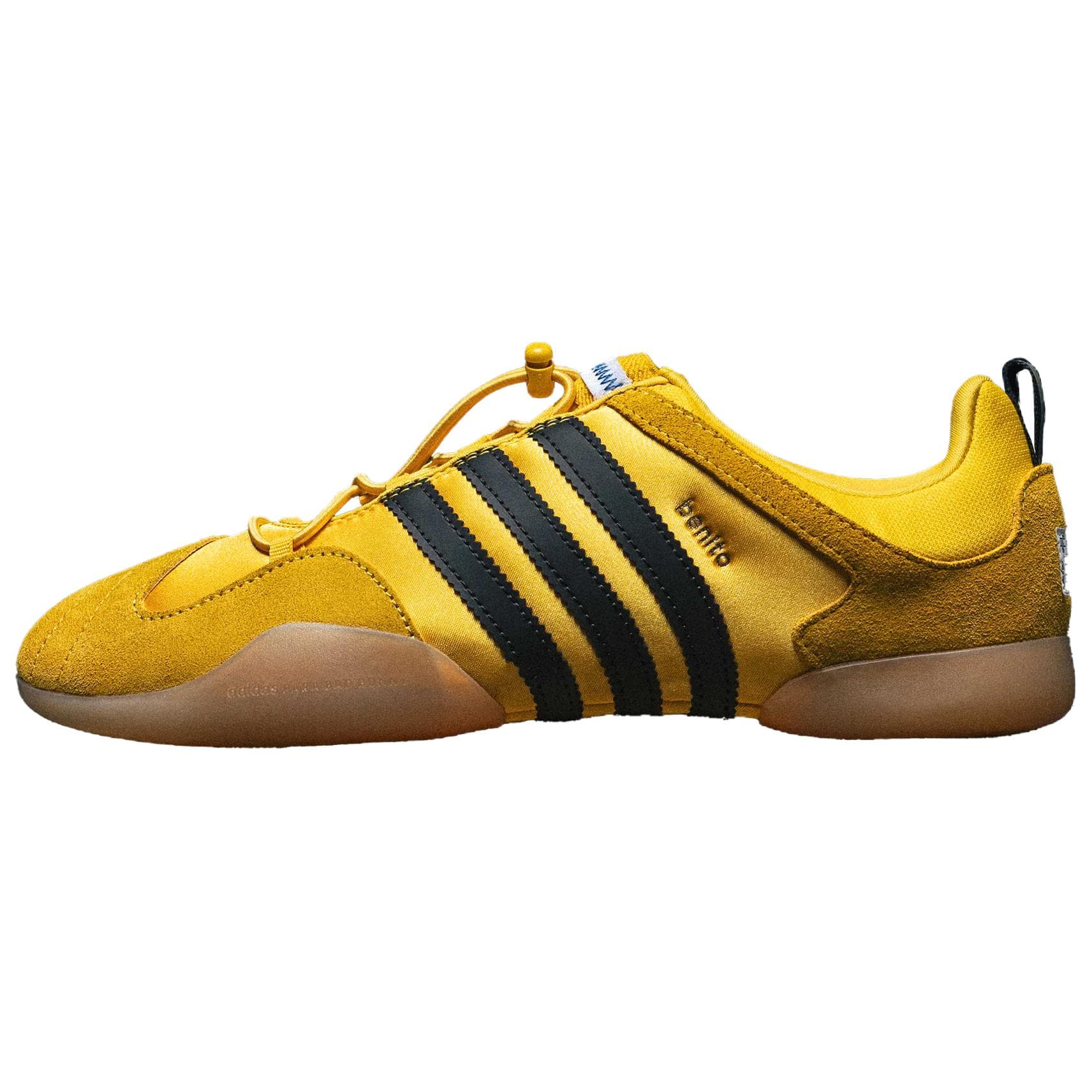 Кроссовки Adidas Originals x Bad Bunny Балерина Low Топ Повседневная обувь Мужская Толстый Золото Основной черный - изображение 1