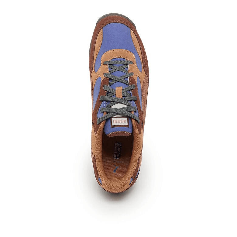 Кроссовки Puma x KidSuper Easy Rider Low Casual Shoes Унисекс Коричневый Фиолетовый - изображение 5