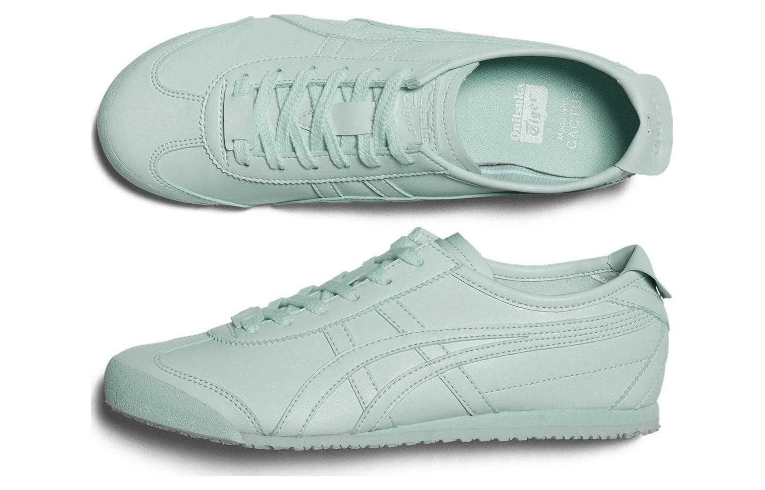 Кроссовки Onitsuka Tiger MEXICO 66 CACTFUL Резиновый пластик Амортизация Противоскользящий Устойчивый к истиранию Низкий верх - изображение 6