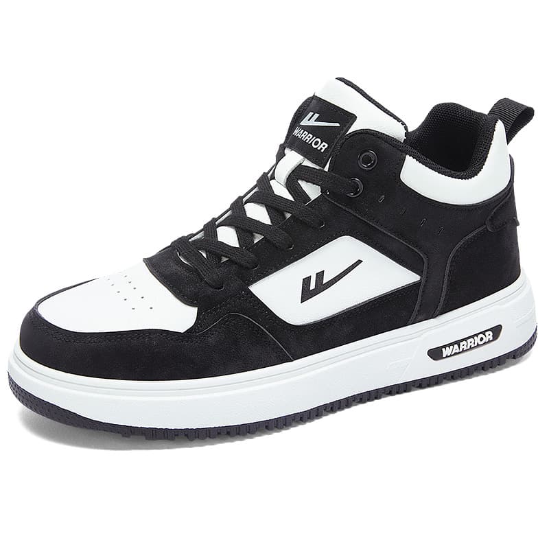 Кроссовки Warrior MID Топ Повседневная обувь Мужская Черный Белый - изображение 2
