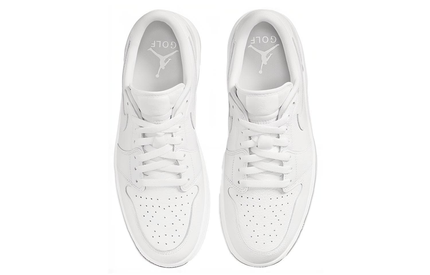 Кроссовки Jordan Air Jordan 1 Low Golf "Triple White" — фото 4