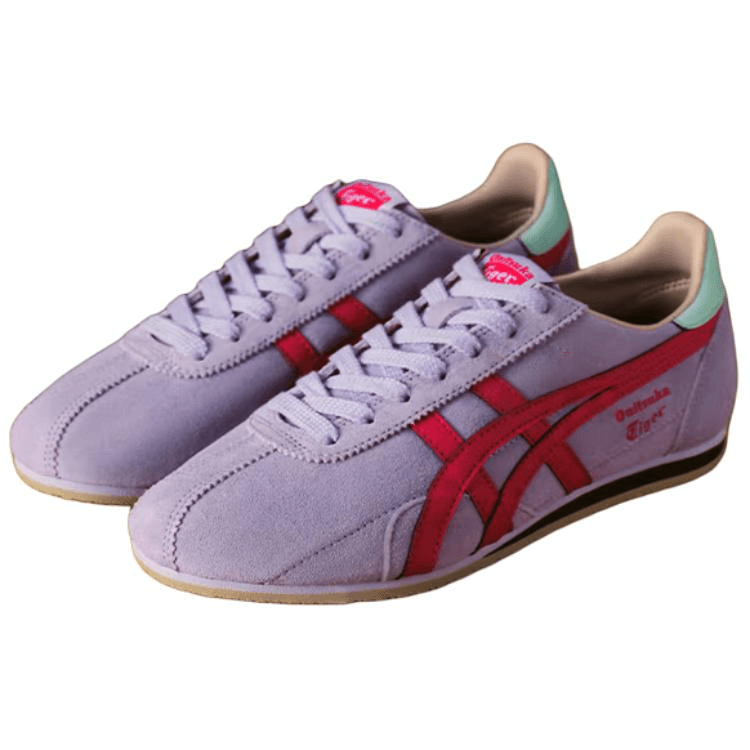 Кроссовки Onitsuka Tiger Runspark противоскользящая устойчивая к истиранию низкий верх повседневная обувь унисекс фуксия - изображение 3